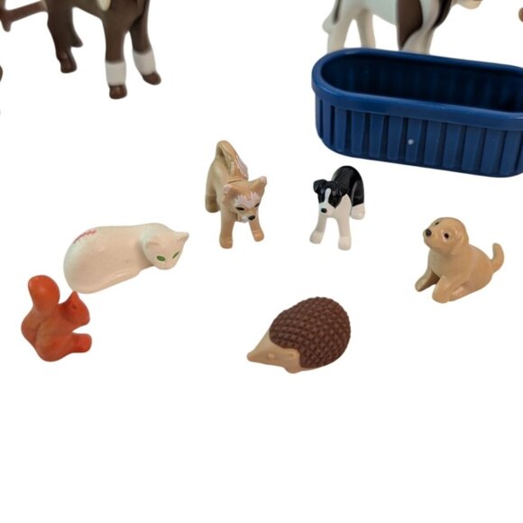Playmobil Horse Ranch Toy Figures Playset Country Wagon Fence Dog Cat Animals - Picture 3 of 8